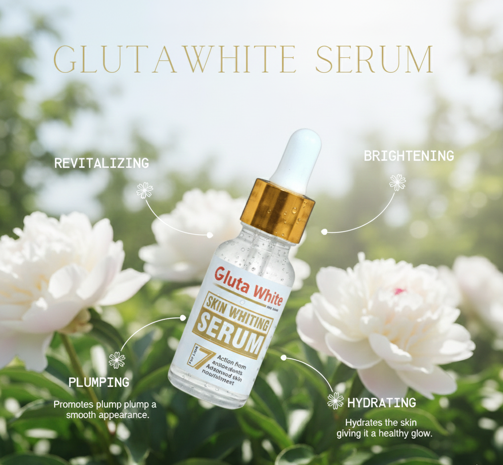Gluta White Face Serum – Brightening, Whitening & Skin Glow Formula