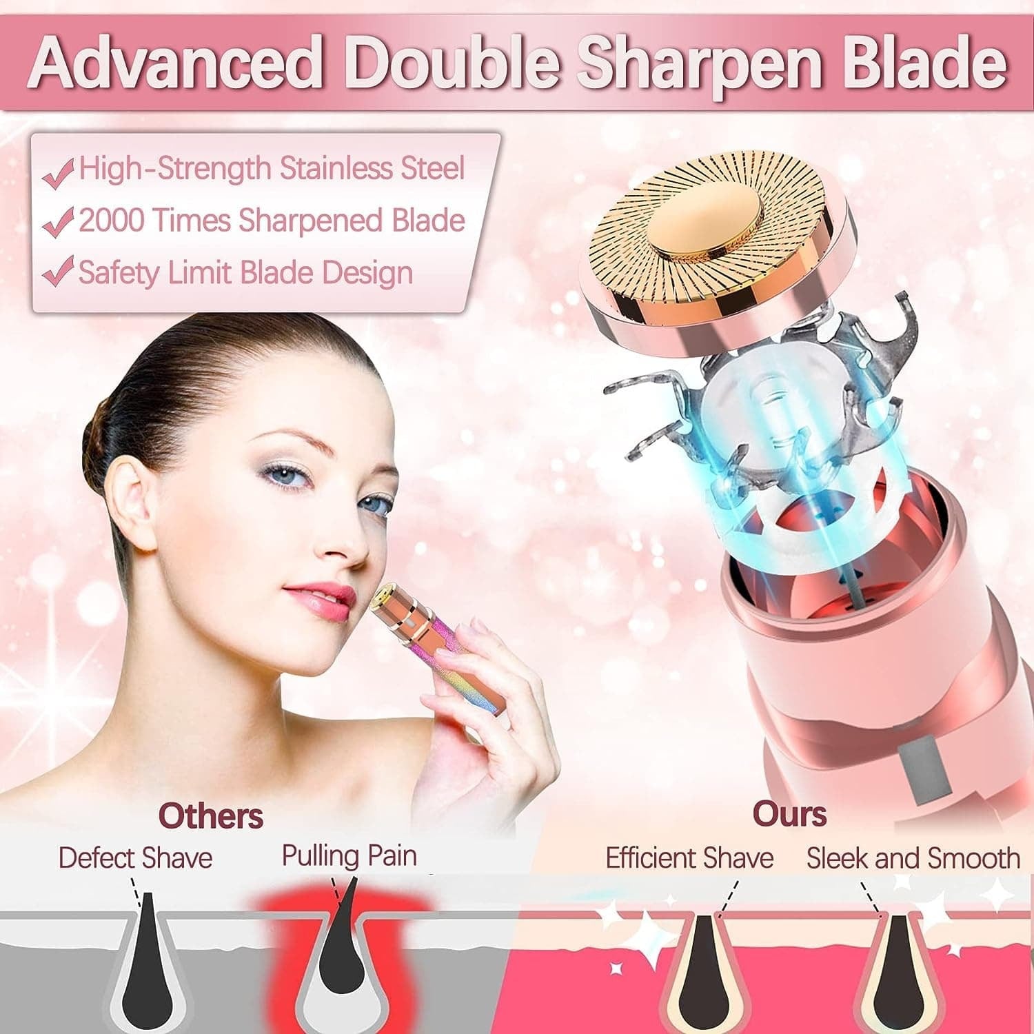2-in-1 Electric Eyebrow Trimmer & Shaver