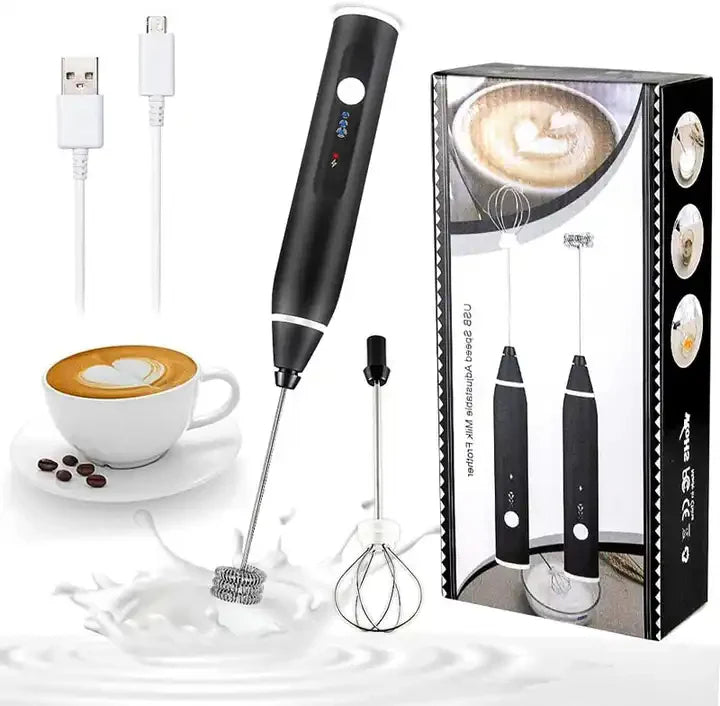 Rechargeable Coffee Beater (Big Box) – 2-in-1 Coffee & Egg Beater