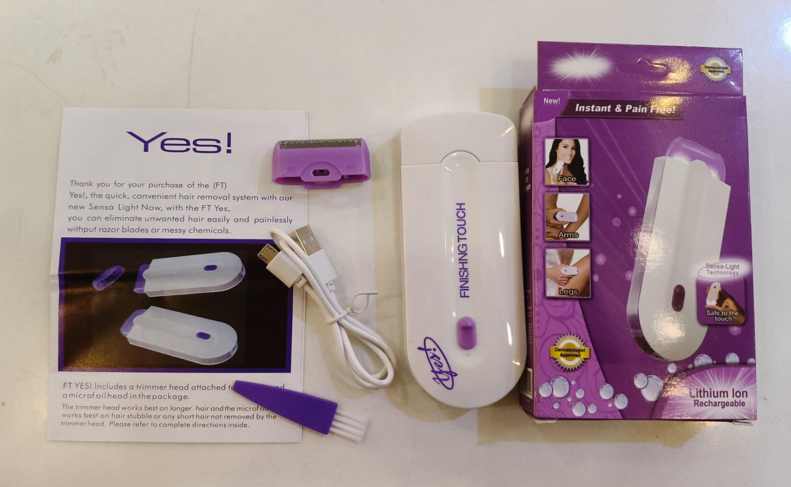 Portable Rechargeable YES Hair Remover & Epilator