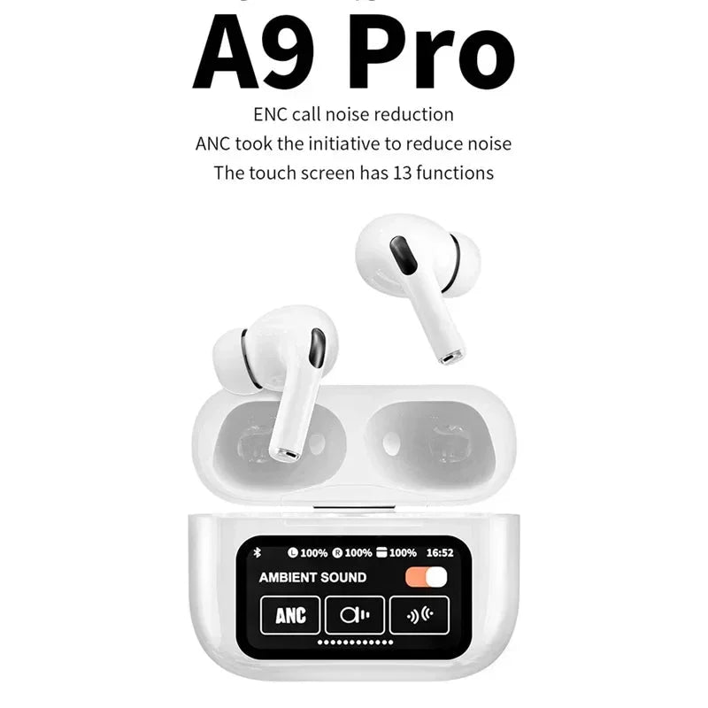 A9 Airpods Pro ANC/ENC Touch Screen Wireless Earbuds