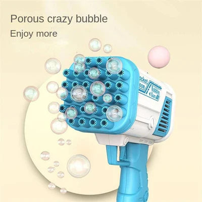 Bubble Bazooka Pro – Electric 2-in-1 Rocket Bubble Gun | Fast Bubble Blaster for Kids & Outdoor Fun
